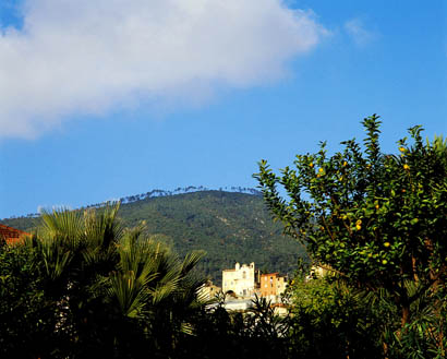 Vista del santuario